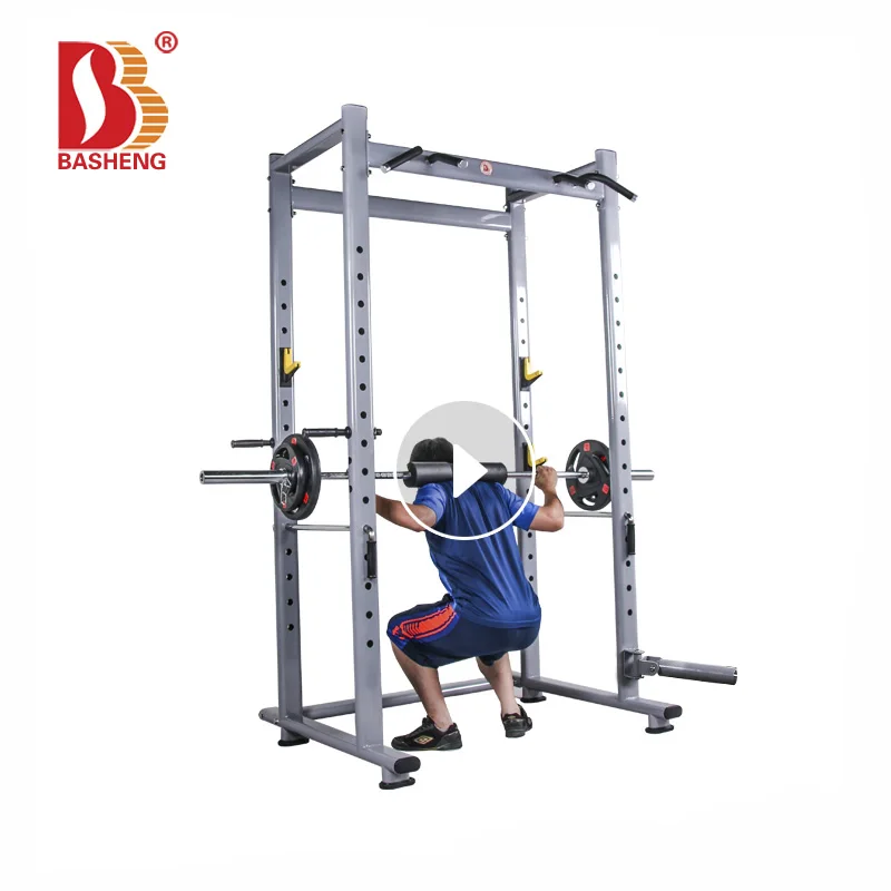 Heavy Commercial Gym Machine Fitness Equipment Weight Lifting Rack Squat Rack Power Cage