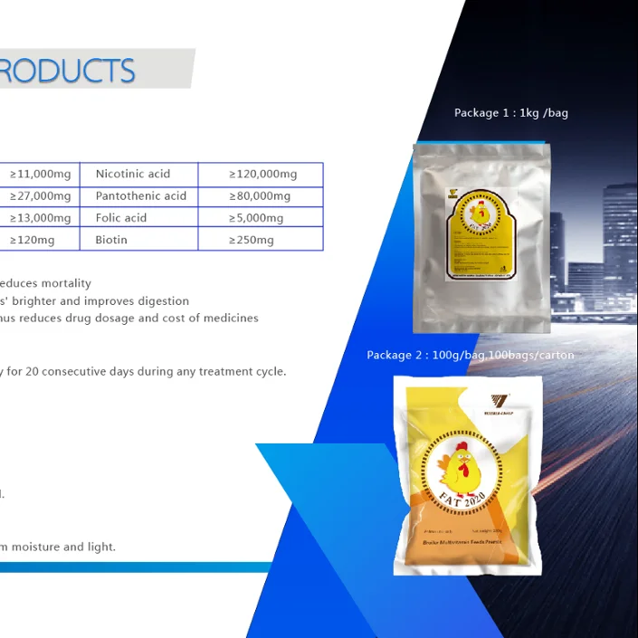 
HOT Mutivitamin soluble powder for chicken pigeon promotion growth 