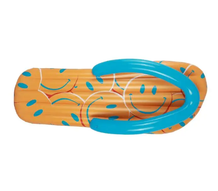 Hot fashion design advertising PVC inflatable flip-flops pool floats for sale