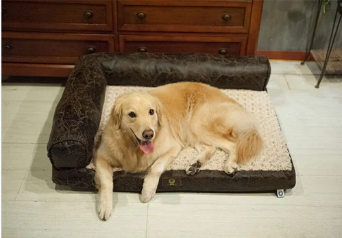 
Washable Big Size extra large dog sofa bed House Kennel Mat Soft Fleece Pet Dog Cat Warm Bed protect spine Orthopedic Pet Beds 