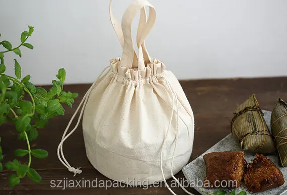 Eco- Friendly Cotton Packaging Bag With Handle and String