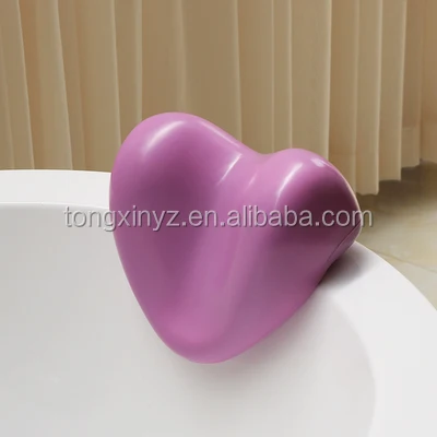 sauna shower combination heart shaped bath pillow