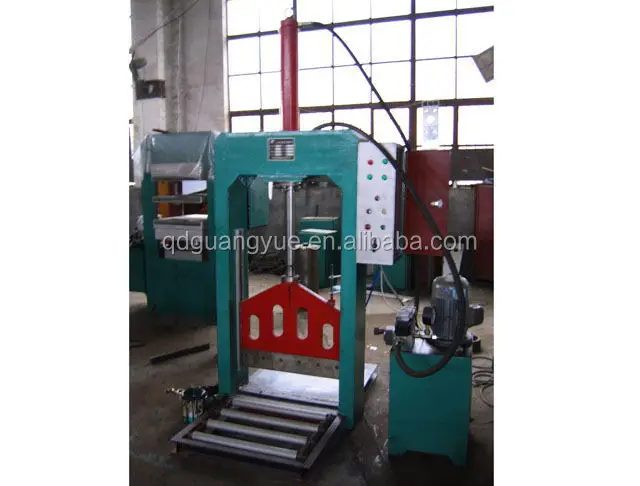 Single knife hydraulic press bale cutter rubber cutter with CE