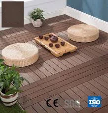 Outdoor Easy-installation Composite DIY WPC Decking Tiles