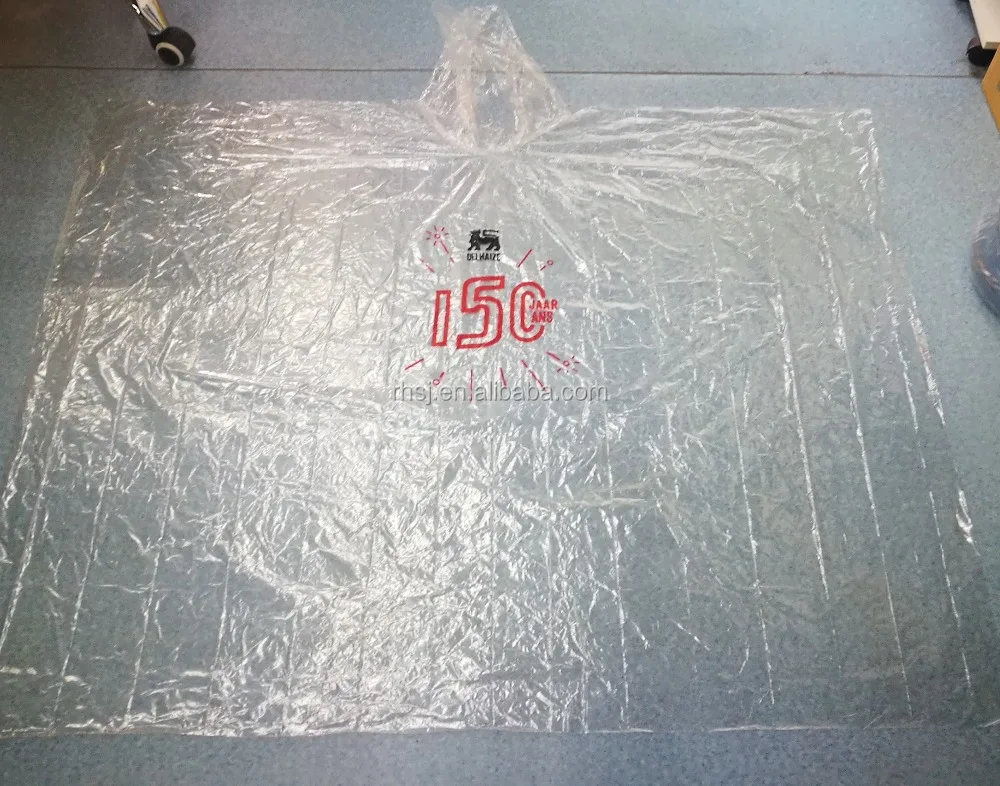 
Customized promo emergency poncho with LOGO 