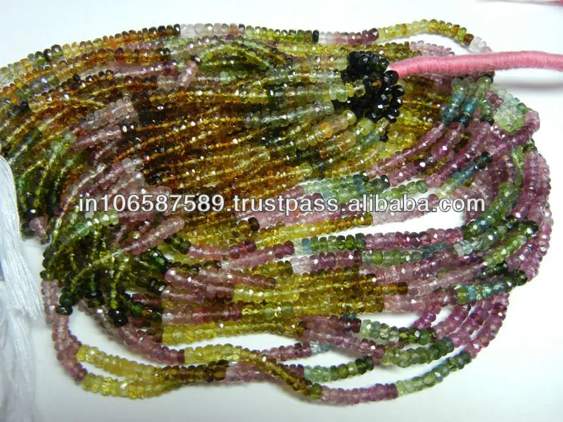 Multi Tourmaline Beads