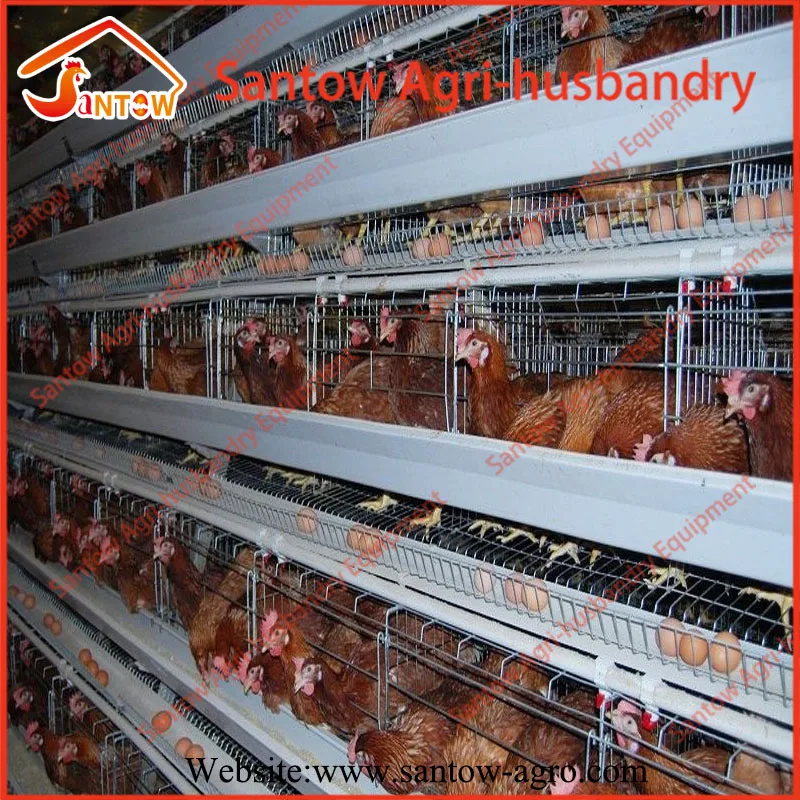 A frame chicken layer cages 3 tiers poultry cage wood chicken coop for Africa Nigeria Uganda Zambia Ghana