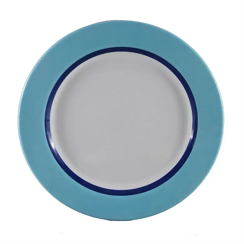 Food grade 8-10inch  Melamine Dinner Plate Plastic Round Dishes