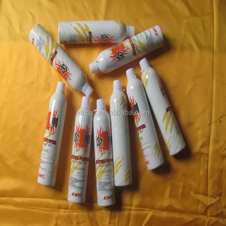 
WAr type game PREVENTS RUST /CFC Free r134a high power output airsoft gas green color/toy gun 