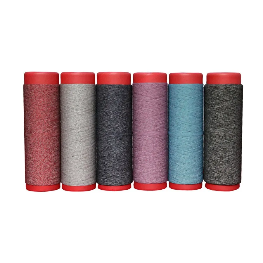 Mh Type Lurex Yarn With Gold Color Knitting Thread Zari Yarn