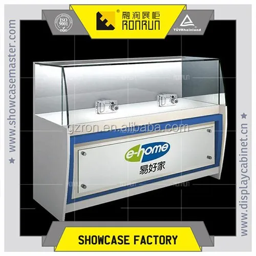 Competitive price and good looking electronic products display counter for mall kiosk