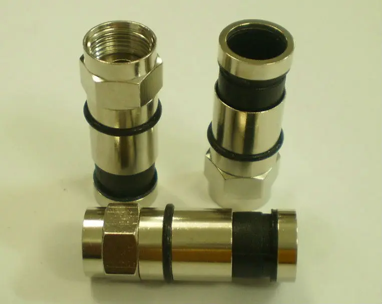rg6 Coaxial cable copper Compression F screw connector