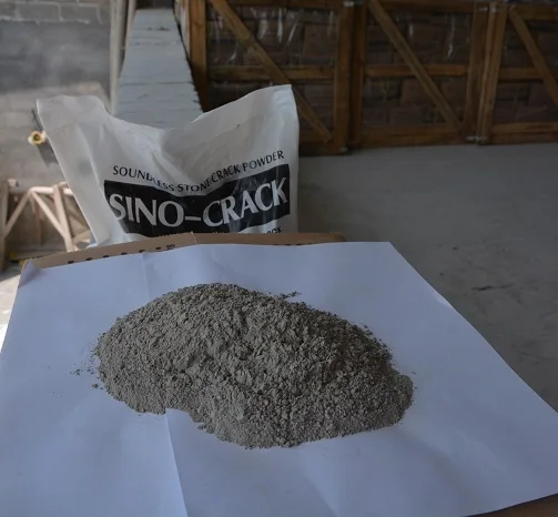 expansive mortar for rock quarry and concrete cutting