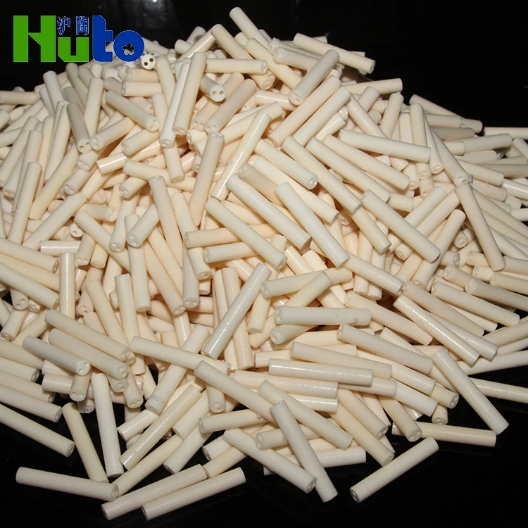 Corrosion Resistance 99% Al2O3 Ceramic Protection Alumina Ceramic Tube mgo tube