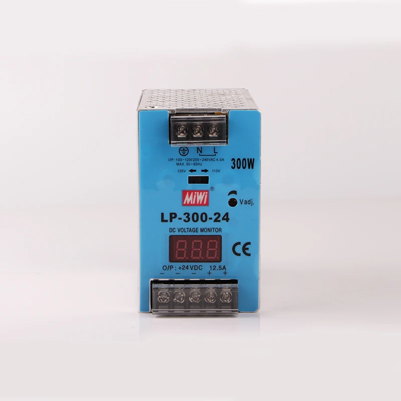 LP-300-12 led Digital display din rail 12v 300w power supply