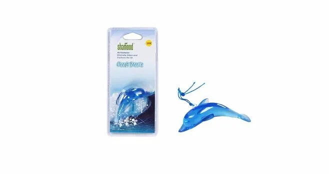 Amazon Best Seller Hanging Dolphin Shape Plastic Car Air Freshener