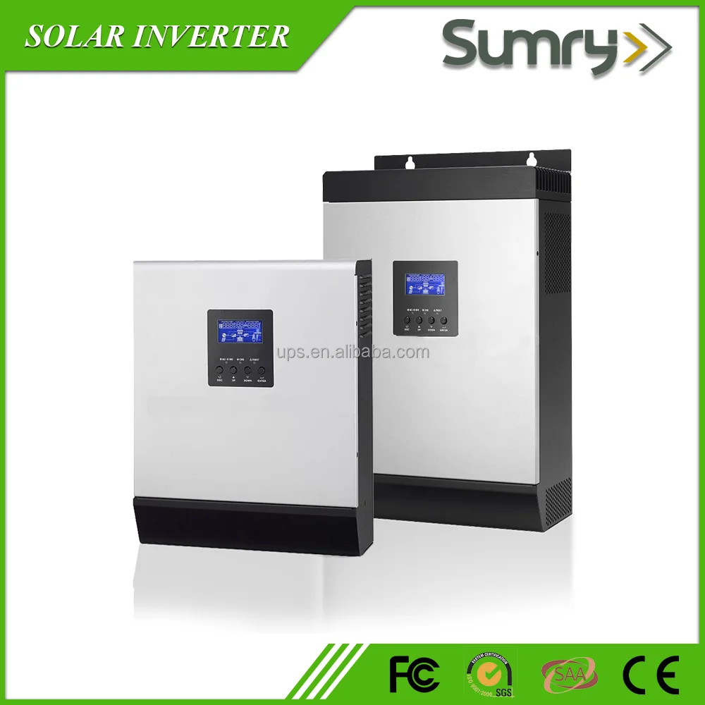 12v 220v 1kva off grid solar inverter with mppt controller, hybrid solar inverter 1000va