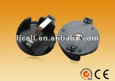 BS-2032-7 6V CR2032 plastic button cell battery holder for 2pcs CR2032