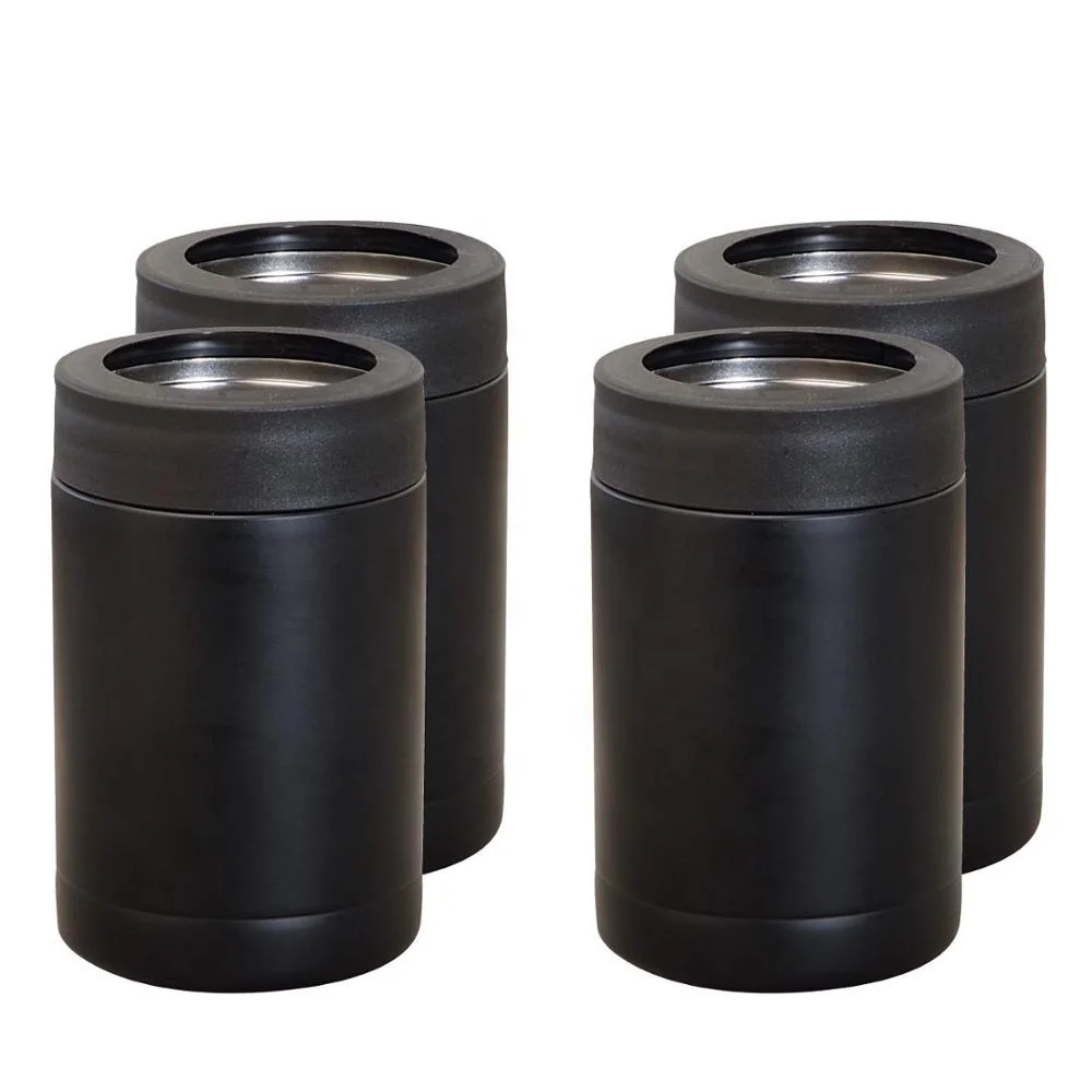 
Set of 4 Stainless Steel 12oz Mini Custom Metal Barrel Countertop Outdoor Camping Double Wall Bottle Bar Beer Cooler 