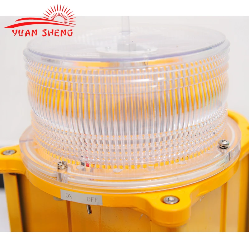 Medium solar Ob light/Obstruction lights with battery backup