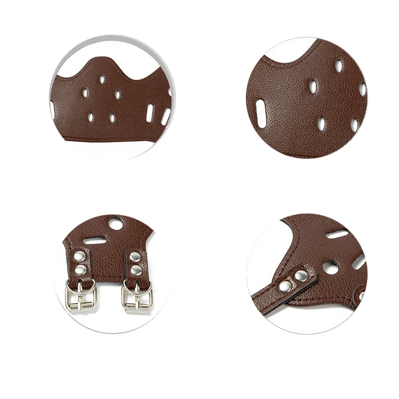 Wholesale Custom PU Pet Dog Muzzle for Anti-Biting Comfortable Dog Training Muzzle