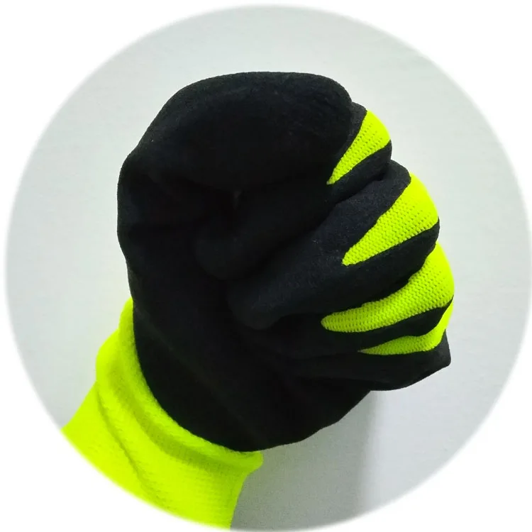 hot oem safety nitrile gloves with tpr high impact resistant gloves High Quality anti shock work cheap impact gloves