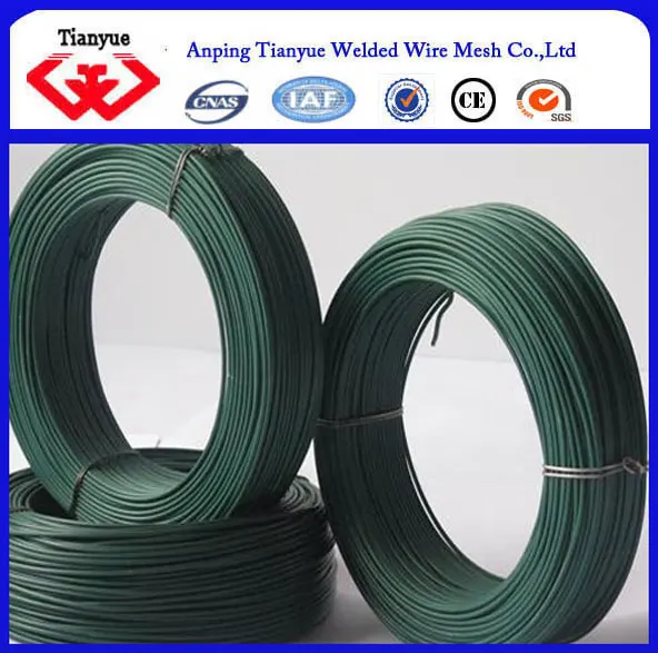 Проволока с ПВХ покрытием/проволока с пластиковым покрытием (настоящая фабрика) в Саудовскую Аравию