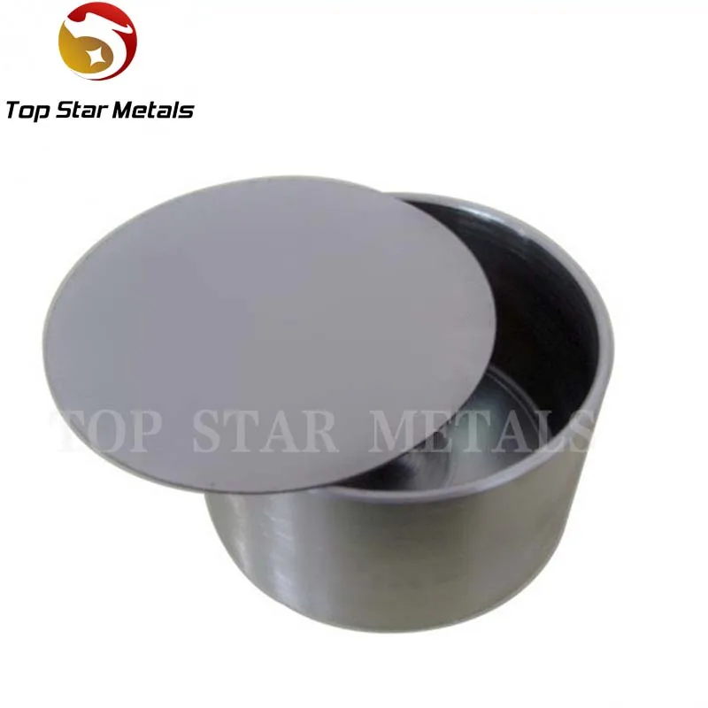 99.95% high density and temperature polished sintered sapphire crystal tungsten crucible