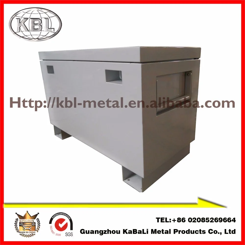 Heavy Duty Jobsite ToolBox Metal Tool Storage Boxes with Handle and Gas Strut(KBL-JB1215)(ODM/OEM)