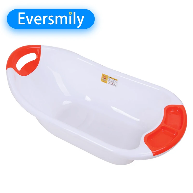 baby safe bathroom with PET material family large plastic bath tub