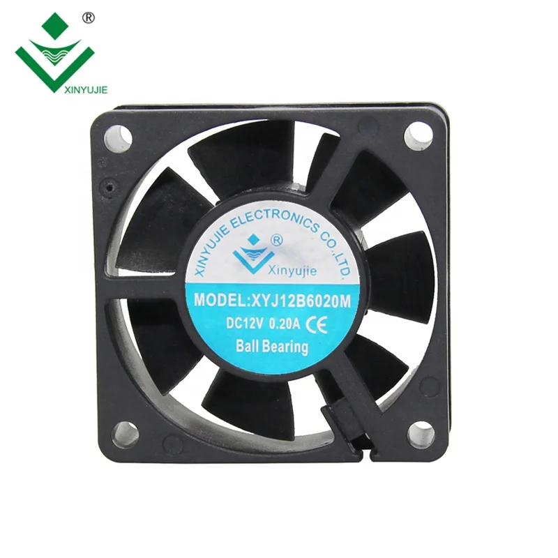 60mm CPU Cooler Fan silent 60x60x20mm cooler master case fan 5V USB 2Pin DC FAN