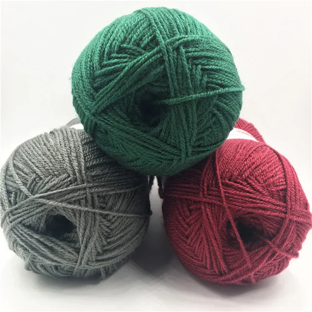 
cheap 100g ball big 100% acrylic yarn for hand knitting and crochet 