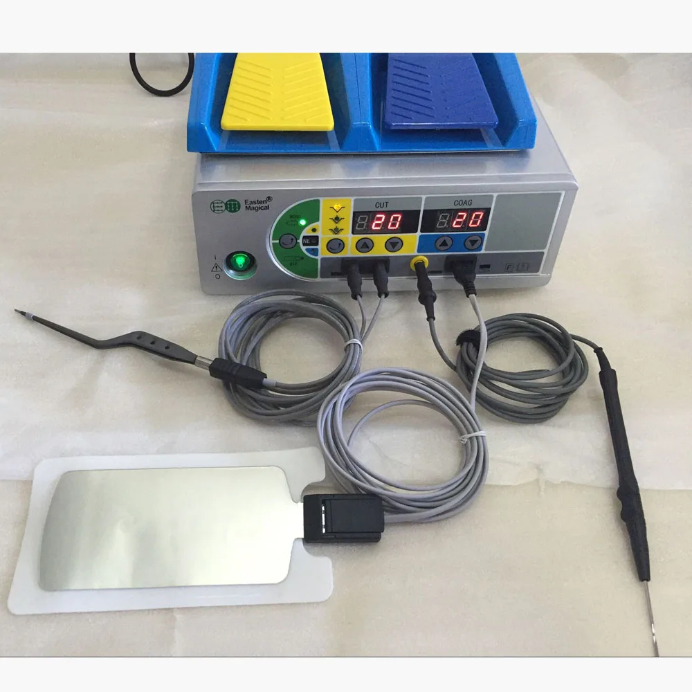 Двойной высокочастотный электротом/прижигательный агрегат