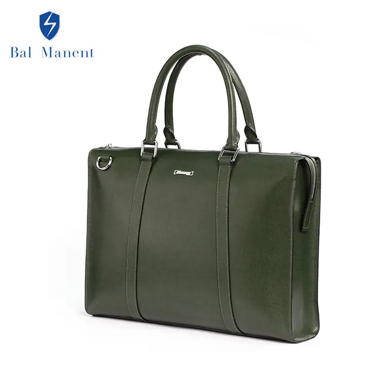 Custom Genuine Leather Bag For Men Handbags private label luxury handbags