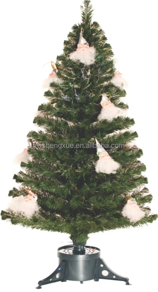 
Hot Santa Claus Holiday Decoration Fiber optic Artifical Christmas Tree 