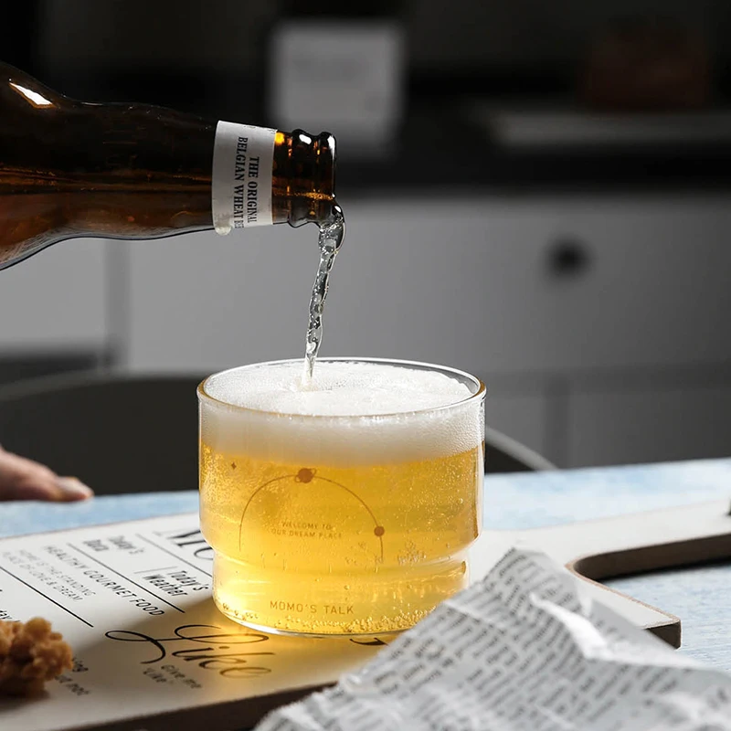 
Drinking Water cup glass reusable coffee tea ice cream beer glasses cups set tea drinking tumbler wine manufacturer 