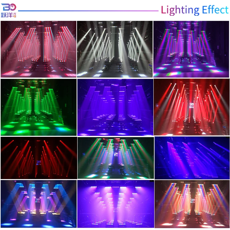 High Quality high power LED 6x60w 4-in-1 Rgbw Beam Led Zoom Moving Head with wash effect stage light for TV studio