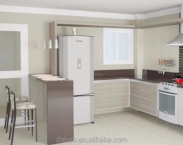 
high gloss kitchen cabinets vs breakfast bars& muebles de cocina( E0,E1,CARB P2 , FSC, JAS , F4 STAR ) 