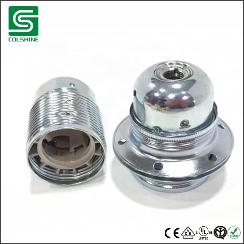  Винтажный латунный патрон в стиле ретро с металлической лампой