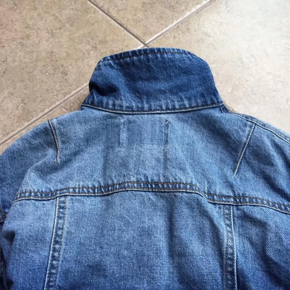 kids denim jacket children jacket for girl denim coat solid easy fashon boutiques kids clothes wholesale bulk baby outfit