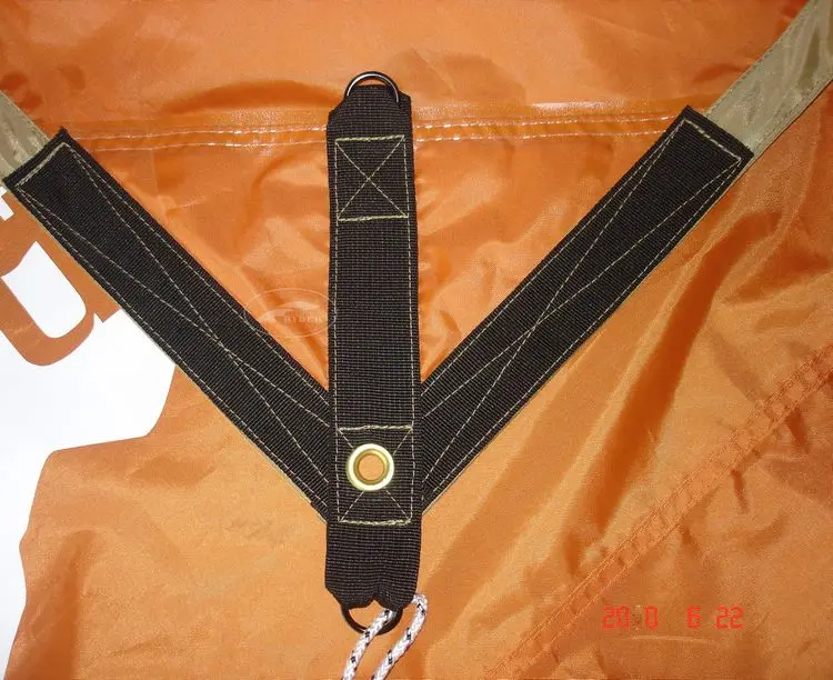 Large Screen Cabin Tent Mosquito Proof with Beach Sunshade  Tarp Webbing Strap Padded Reinforced Corners Recycled RPET Fabric