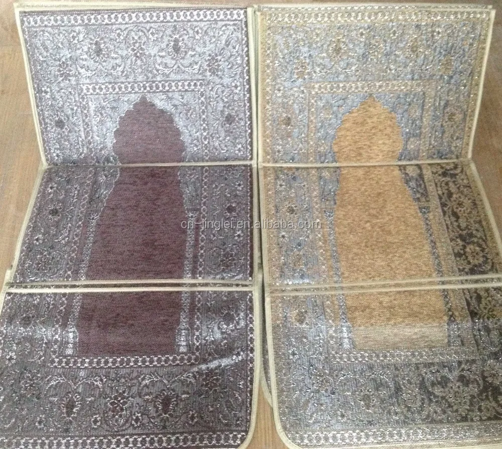 
prayer mat muslim with backrest & pocket 