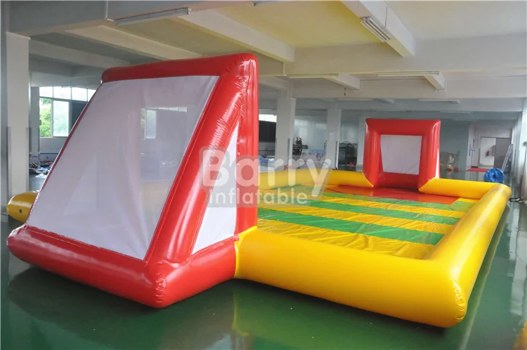 China Factory Supply Indoor Portable Water Soap Soccer Filed Inflatable Football Field For Sale