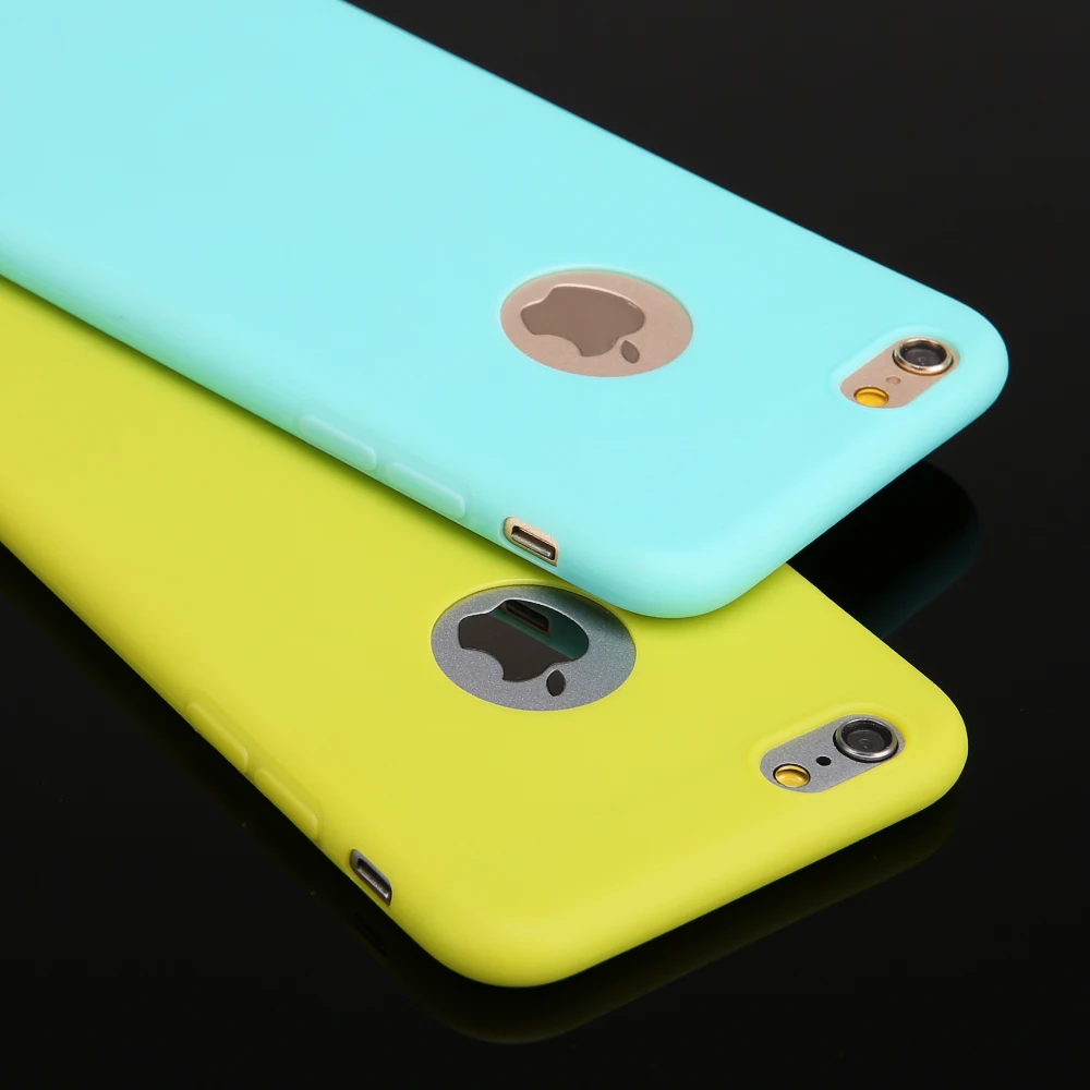 New Arrival case for iphone 6 Candy colors Soft TPU Silicon phone cases for iphone 6