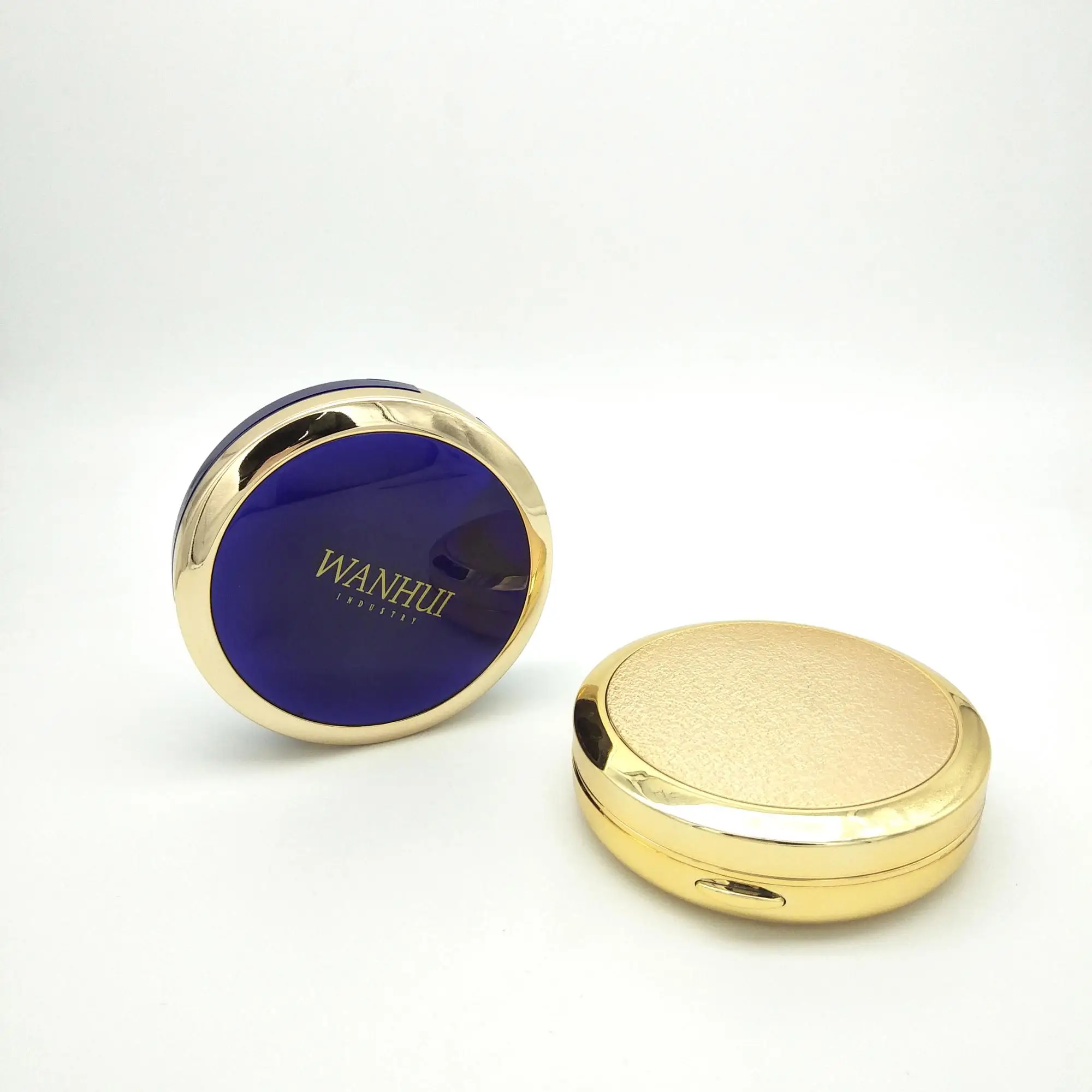 WH-F125 Luxury OEM round empty pressed powder compact case