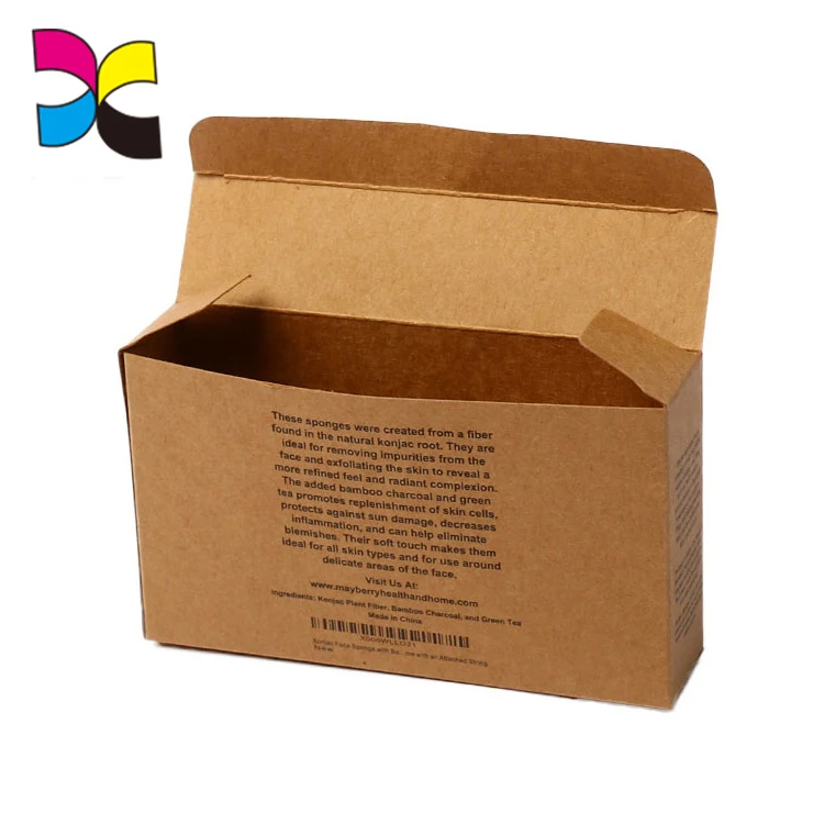 
Guangzhou factory OEM design own logo brown kraft paper packaging box 