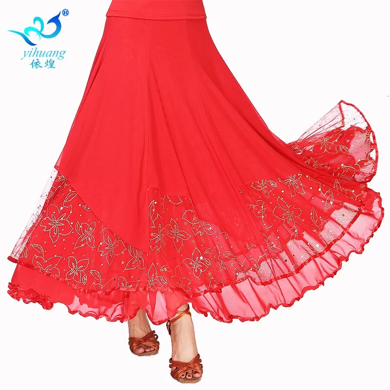 Modern Ballroom Dance Competition Dresses Skirt Adults Standard Ballroom Dress