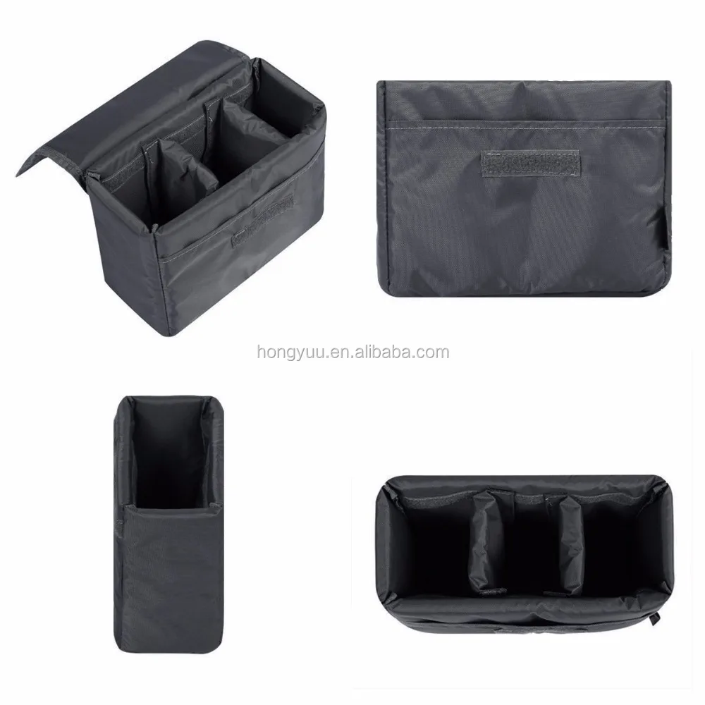 Waterproof Shockproof Foldable Padded DSLR SLR Camera Insert Bag Lens Case