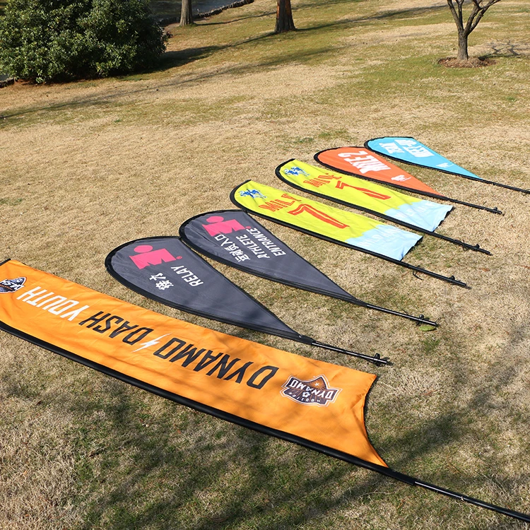 Cheap advertising wind blade flags church feather banners and custom made wing