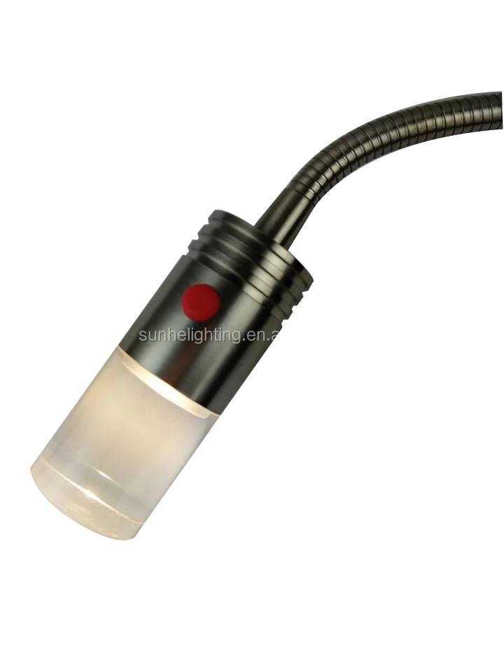 
Marine 12v 3w Gooseneck Led Flexible Reading Chart Light for Boat, Rv, Caravan,campervan 